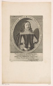 Portret van Ernst Friedrich Schröter op 40-jarige leeftijd