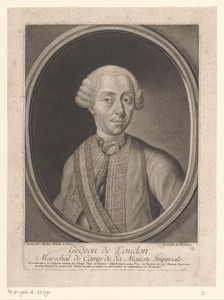 Portret van Ernst Gideon von Laudon