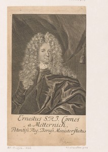 Portret van Ernst Graf von Metternich