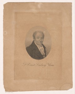 Portret van Ernst Ludwig Heim