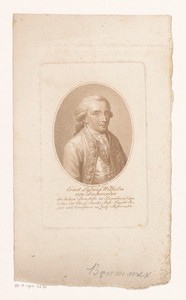 Portret van Ernst Ludwig Wilhelm, Freiherr von Dacheröden