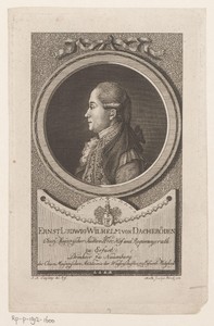 Portret van Ernst Ludwig Wilhelm von Dacheröden