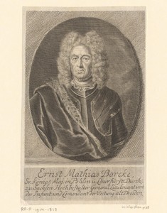 Portret van Ernst Matthias von Borcke