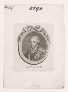 Portret van Ernst Wilhelm Wolf