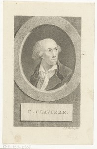 Portret van Étienne Clavière