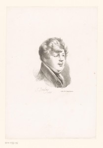 Portret van Eugène Isabey op achttienjarige leeftijd
