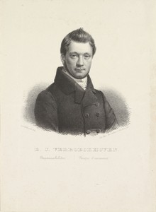 Portret van Eugène Joseph Verboeckhoven