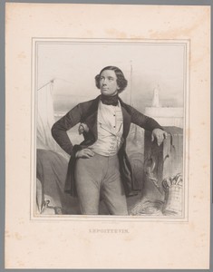 Portret van Eugène Modeste Edmond Lepoittevin