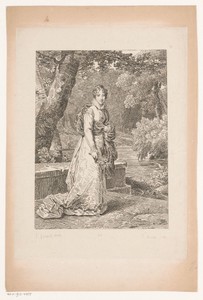 Portret van Eugénie Adelaide d'Orleans