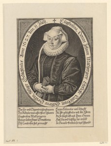 Portret van Euphrosyne Mattsperger