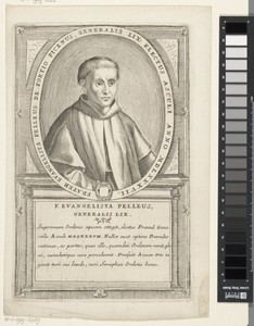 Portret van Evangelista Pellei, 59ste Minister Generaal van de franciscaner orde