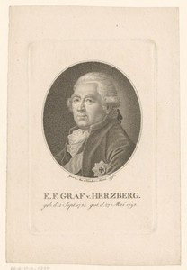 Portret van Ewald Friedrich Hertzberg