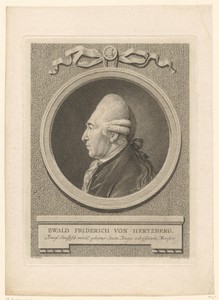 Portret van Ewald Friedrich von Hertzberg