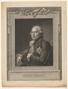 Portret van Ewald Friedrich von Hertzberg
