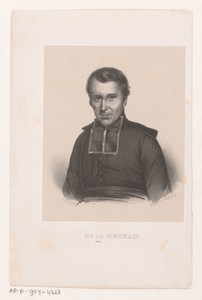Portret van Félicité Robert de Lamennais