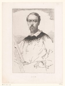 Portret van Félix François Georges Philibert Ziem