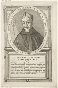Portret van Felix Rotondi, 77ste Minister Generaal van de franciscaner orde