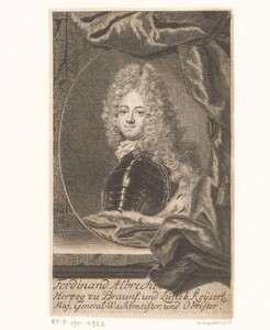 Portret van Ferdinand Albrecht II von Braunschweig-Wolfenbüttel
