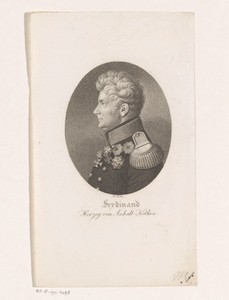 Portret van Ferdinand Frederik van Anhalt-Köthen