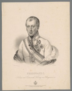Portret van Ferdinand I van Oostenrijk