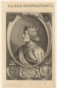 Portret van Ferdinand II, koning van Napels