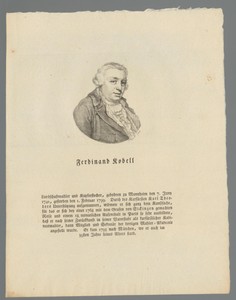 Portret van Ferdinand Kobell