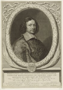 Portret van Ferdinand van Fürstenberg, prins-bisschop van Paderborn