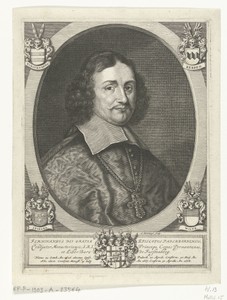 Portret van Ferdinand van Furstenberg, prins-bisschop van Paderborn