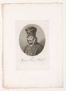 Portret van Ferdinand von Schill