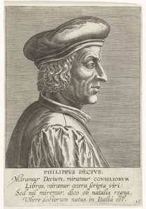 Portret van Filippo Decio