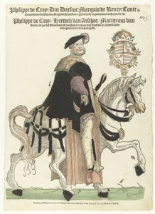 Portret van Filips de Croy te paard