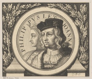 Portret van Filips de Schone, hertog van Bourgondië en Johanna de Waanzinnige, koningin van Castilië