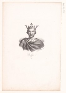 Portret van Filips I van Frankrijk