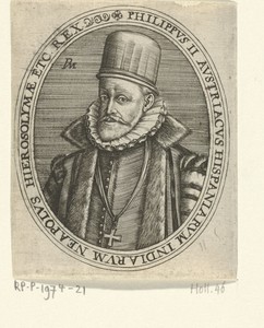 Portret van Filips II, koning van Spanje