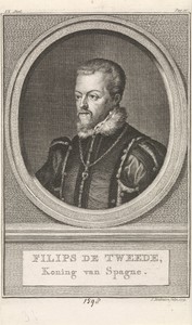 Portret van Filips II, koning van Spanje