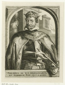 Portret van Filips III, koning van Spanje