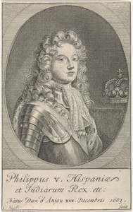 Portret van Filips V, koning van Spanje