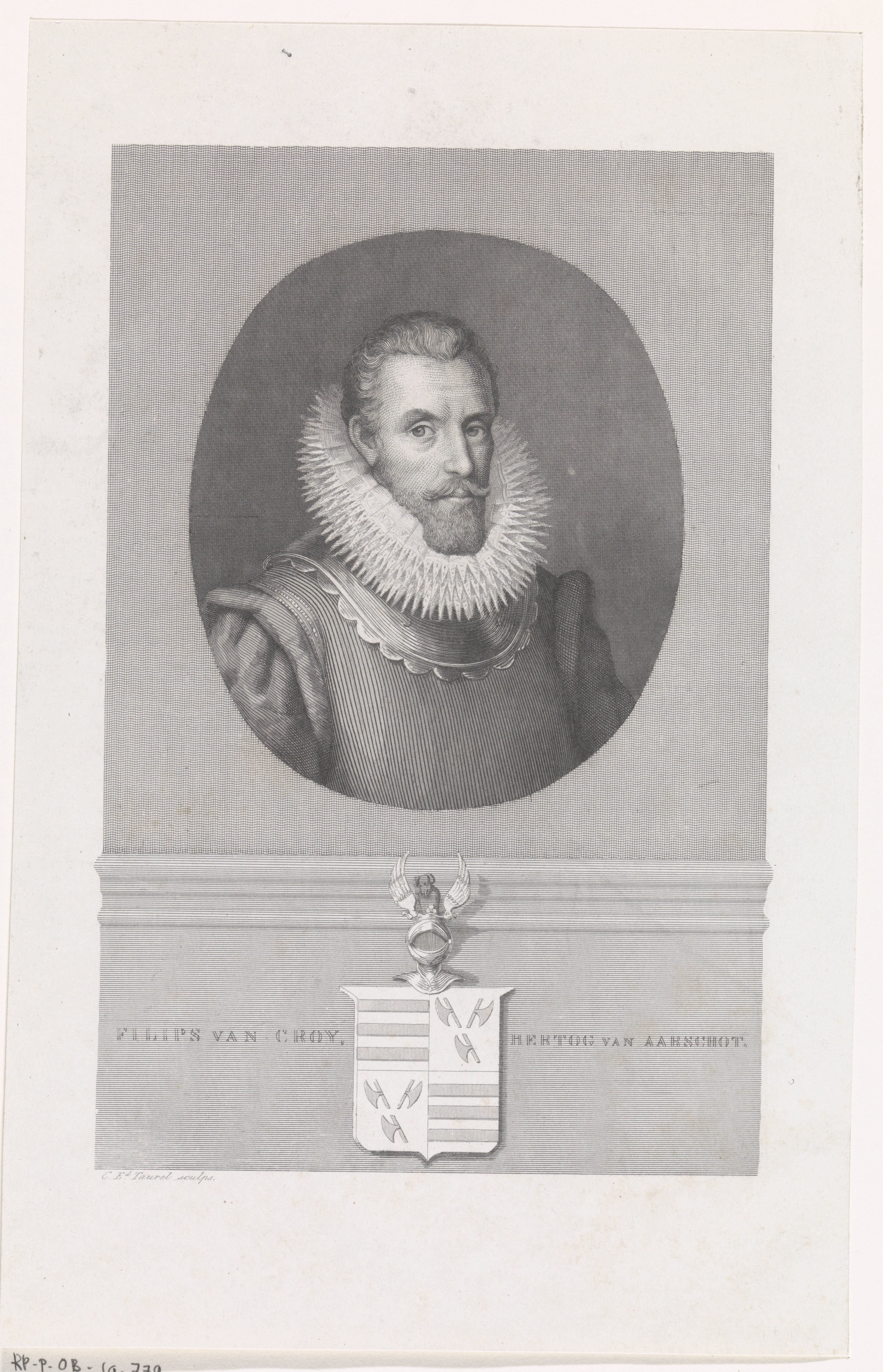 Portret van Filips van Croÿ, hertog van Aarschot by Edouard Taurel