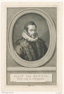 Portret van Filips van Marnix, heer van Sint-Aldegonde