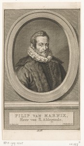 Portret van Filips van Marnix, heer van Sint-Aldegonde