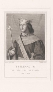 Portret van Filips VI, koning van Frankrijk
