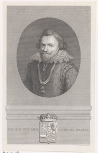 Portret van Filips Willem, prins van Oranje