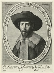 Portret van filosoof en geneesheer Joseph del Medico