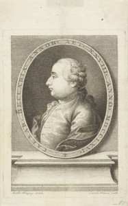 Portret van filosoof en politicus Cesare Beccaria