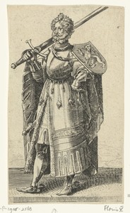 Portret van Floris V, graaf van Holland en Zeeland