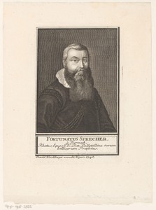 Portret van Fortunat Sprecher von Bernegg