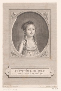 Portret van Fortunée Briquet