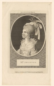 Portret van Frances Abington