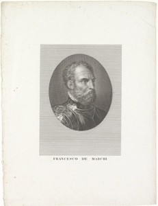 Portret van Francesco de Marchi