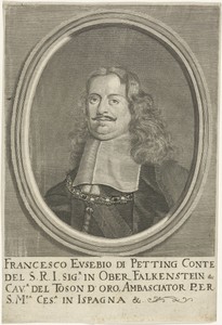 Portret van Francesco Eusebio van Pettingen